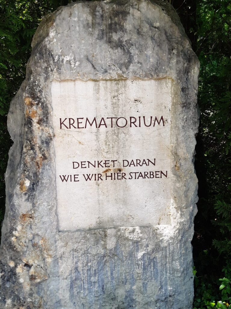 Gedenkstein Krematorium Gedenkstätte Dachau