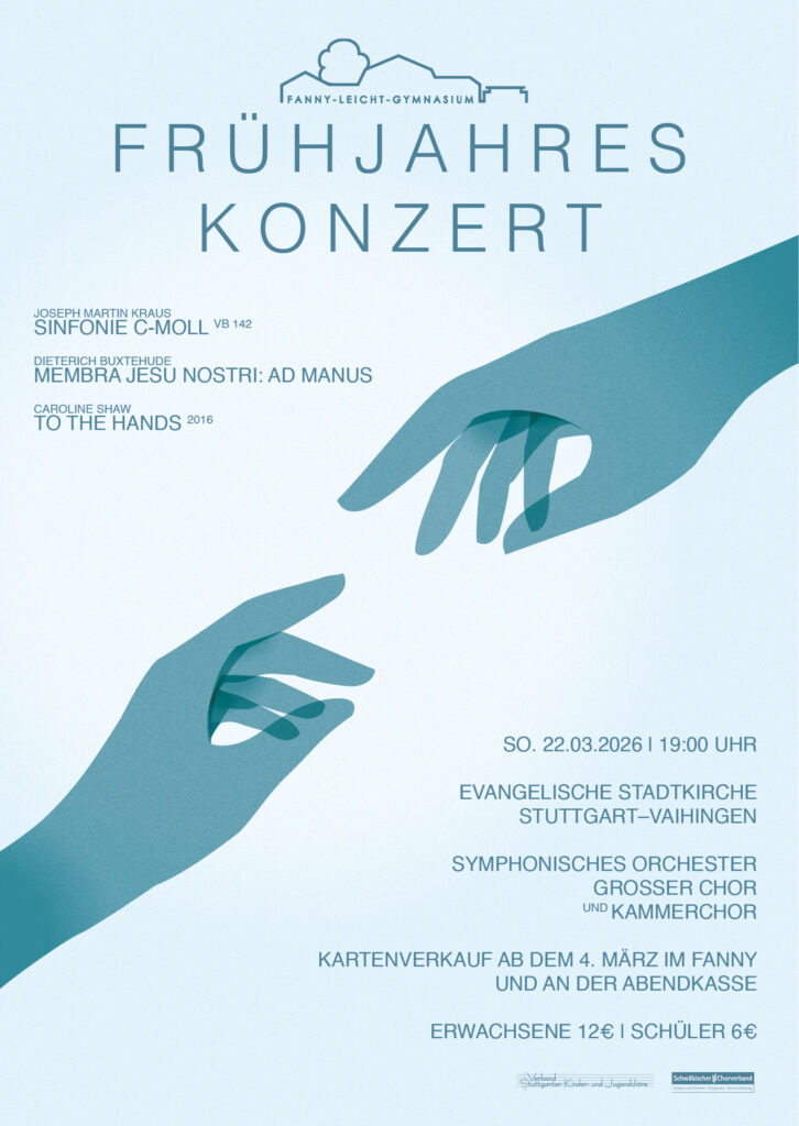 Frühjahreskonzert Fanny-Leicht-Gymnasium am 22.3.2026 19:00 in der Stadtkirche Vaihingen